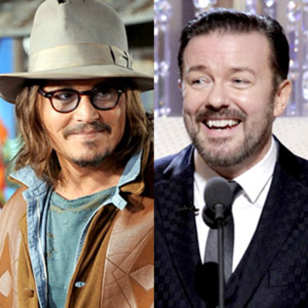 Johnny Depp Smacks Down Ricky Gervais Over Golden Globes Diss - E